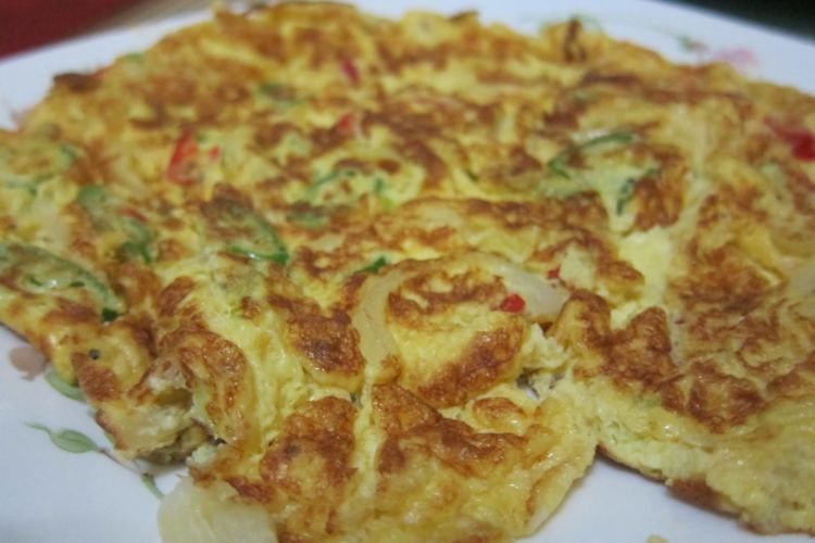 telur dadar terigu