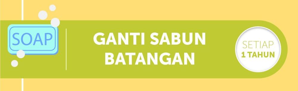 Seberapa Sering Sih Barang-barang yang Ada di Kamar Mandi Harus Diganti?