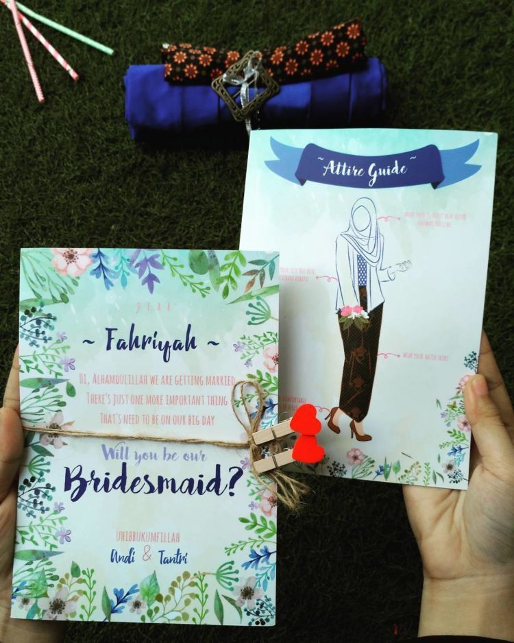 bridesmaid invitation