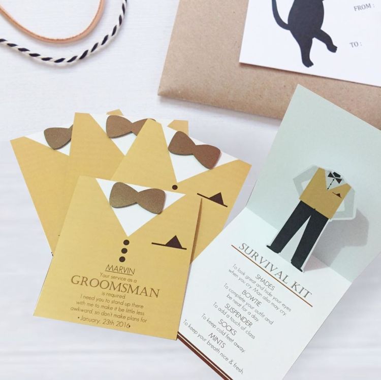 bridesmaid invitation