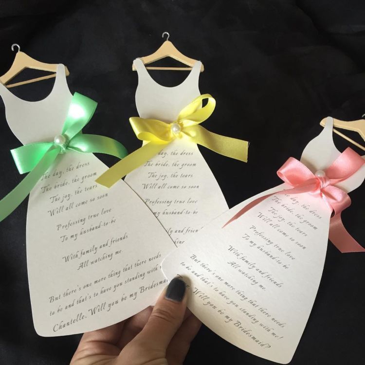 bridesmaid invitation