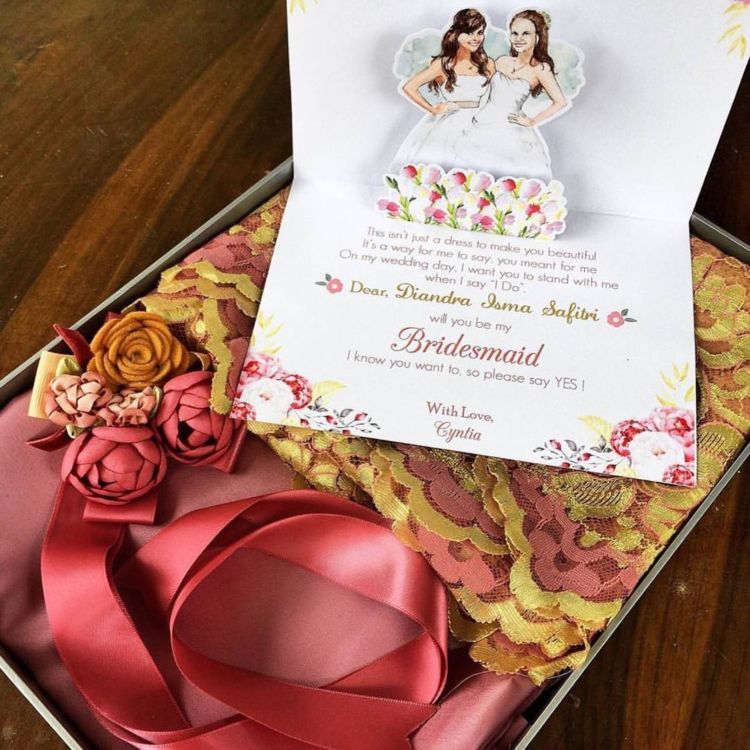 bridesmaid invitation