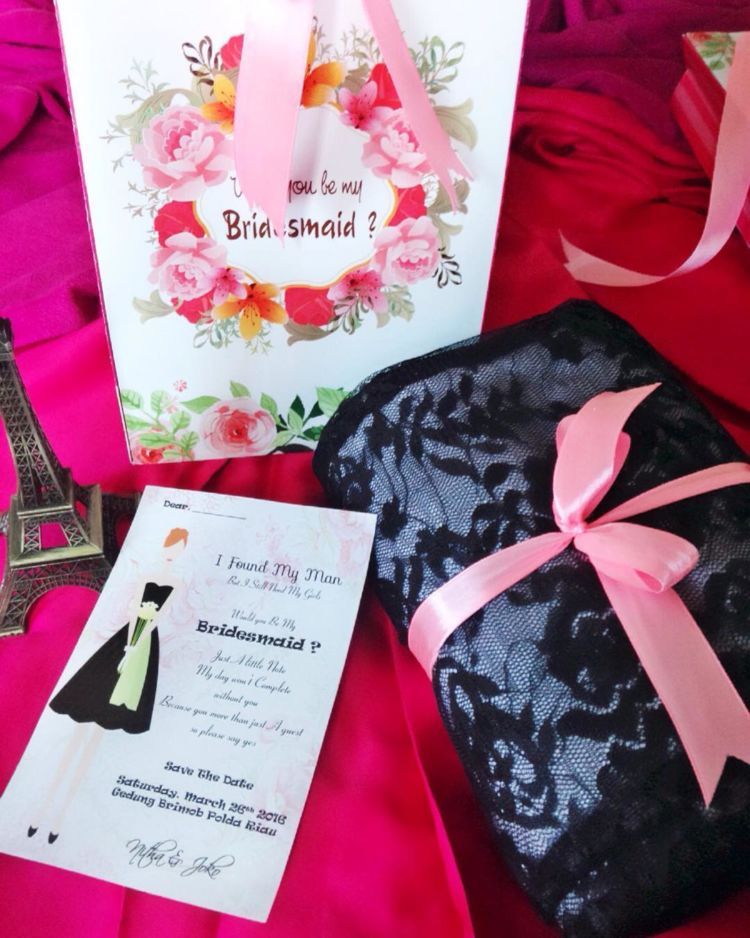 bridesmaid invitation