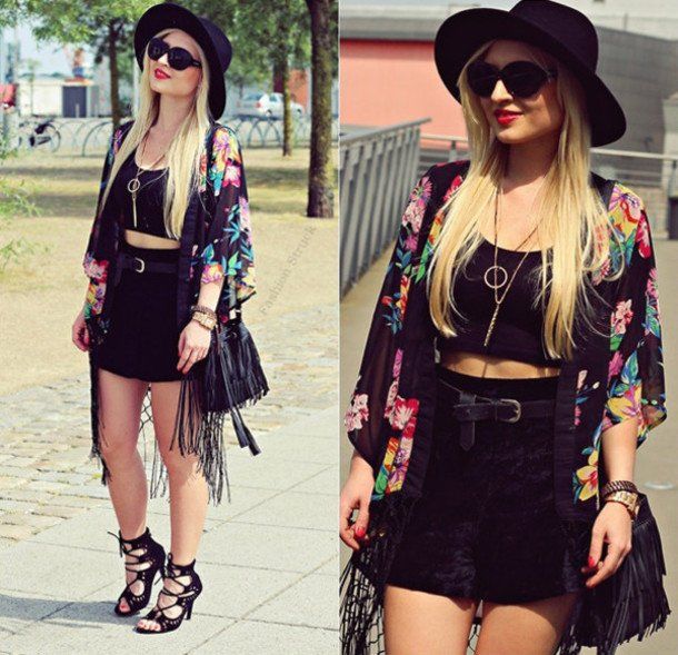 Black boho