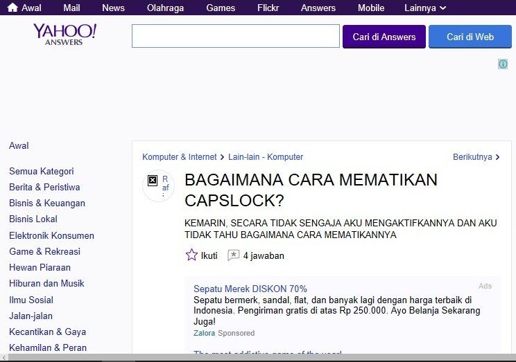 15 Pertanyaan Absurd yang Orang Tanyain ke Yahoo Answer, Pengen Bantu Jawab Tapi Kok Takut Menyesal