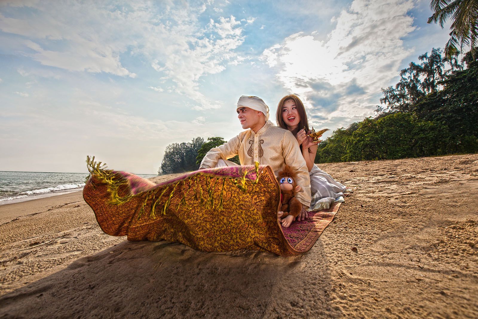 17 Adegan Film Kartun Favorit Semasa Kecil yang Bisa Jadi Pose Prewedding