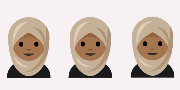 Emoji hijab untuk smartphone