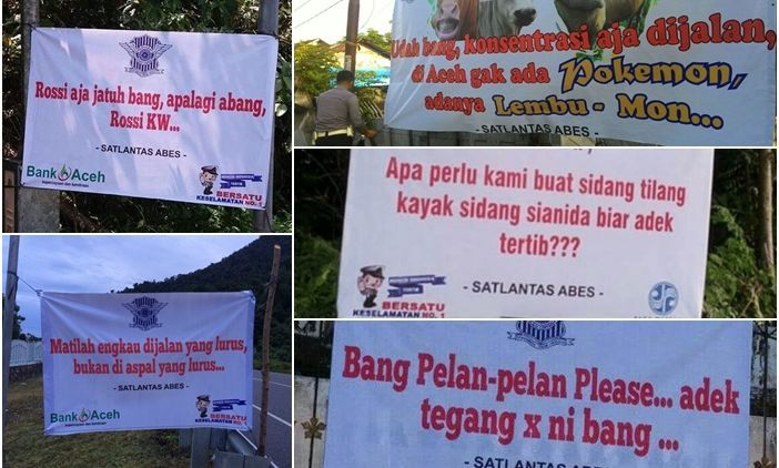 Satlantas Aceh Besar Punya Cara Sendiri Biar Dekat Sama Masyarakat, Ini Nih Aksi Kocak Polisinya!