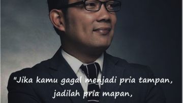 12 Quotes Ridwan Kamil, Dari Yang Memancing Tawa Hingga Yang Menampar Anak Muda!