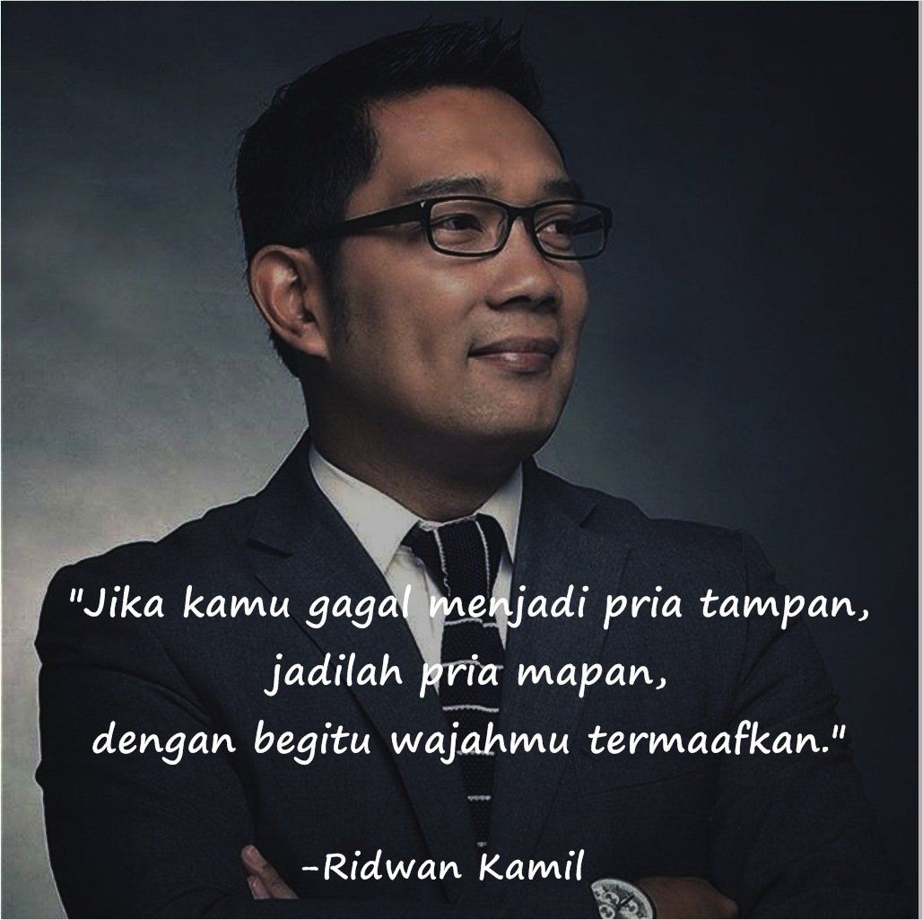 12 Quotes Ridwan Kamil, Dari Yang Memancing Tawa Hingga Yang Menampar Anak Muda!