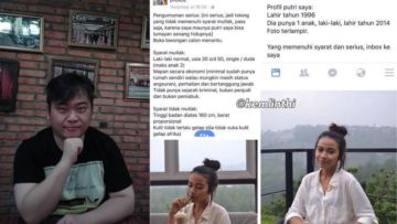 Bapak Ini Buka Lowongan Calon Menantu Via Facebook, Anaknya Cakep Juga Lho. Baca Dulu Deh Syaratnya