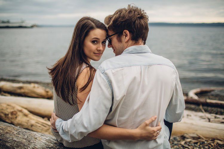 Seattle engagement photography at Lincoln Park