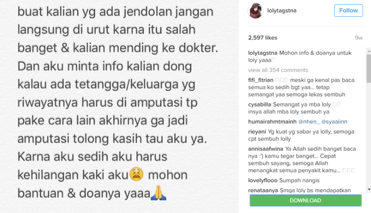 Loly yang sabar, ya...