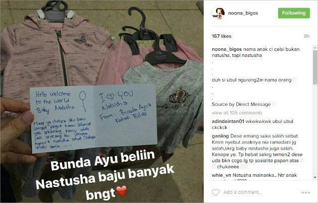 Ayu Ting Ting Disindir Karena Ngasih Baju Model Pasar ke Anaknya Chelsea – Glenn, Mau Baik Aja Salah