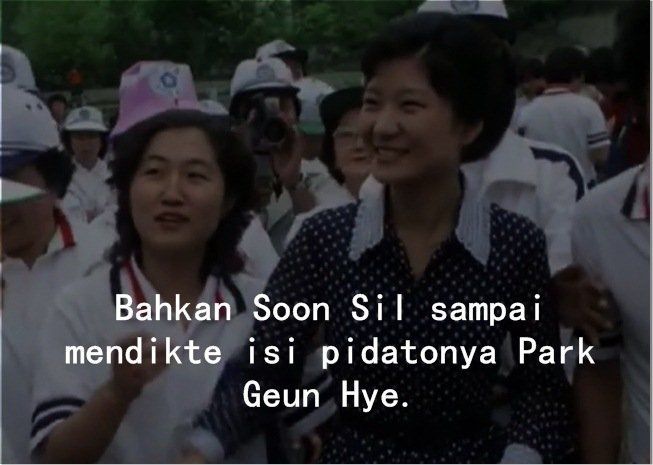 Begitu memengaruhi hidup Geun Hye.