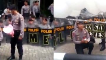 Universitas Katolik Soegijopranoto Didatangi Pasukan Polisi. Udah Panik, Eh Ternyata Mau Lamaran :)