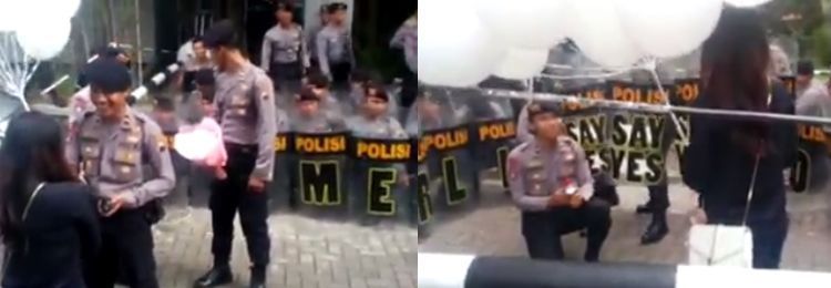 Universitas Katolik Soegijopranoto Didatangi Pasukan Polisi. Udah Panik, Eh Ternyata Mau Lamaran :)