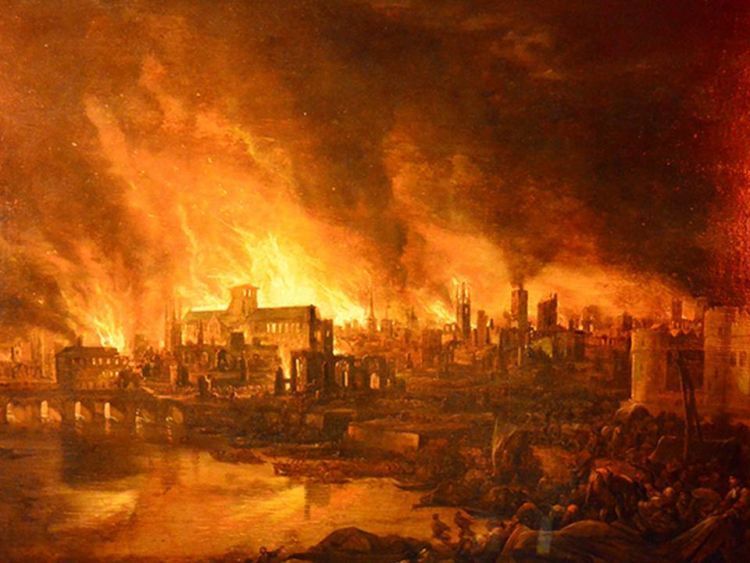 Ilustrasi The Great Fire of London