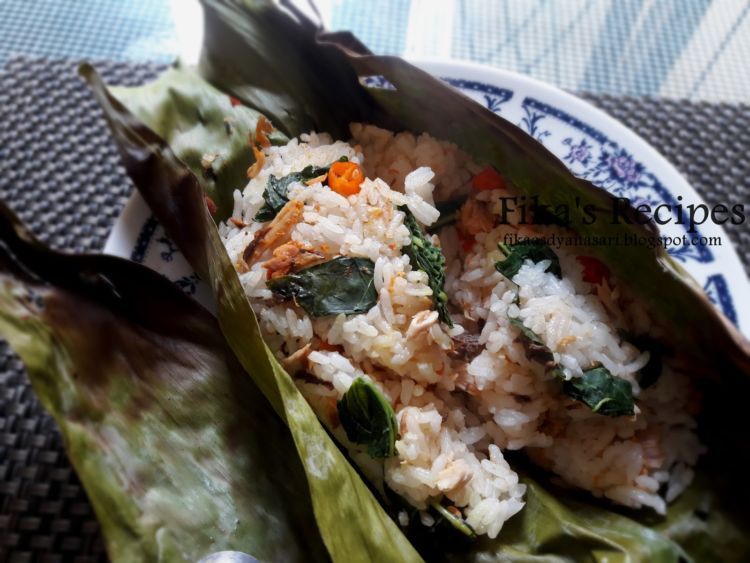 nasi bakar tongkol