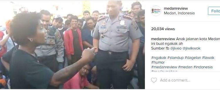 Polisi Garang Aja Ngakak Lho Dengar Lawakan Anak Jalanan Asal Medan Ini, Rugi Nih Kalau Kamu Lewatin