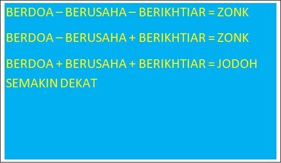 Untukmu yang Masih Sendiri, Bersabarlah. Tuhan Pasti Memberikan Jodoh Terbaik-Nya Untuk Kita