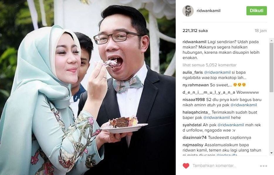 Inilah Suami-Istri Paling Bikin Baper di Tahun 2016: Ridwan Kamil dan Atalia. Kamu Setuju?