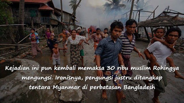  Myanmar menolak memberi kewarganegaraan pada etnis ini. Juni 2012 lalu, kerusuhan di Myanmar pun pecah