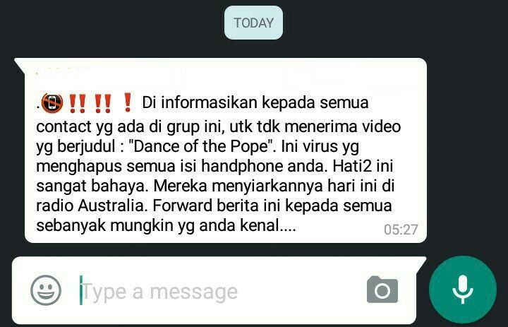 Berita gini mah sering nemu di grup WA