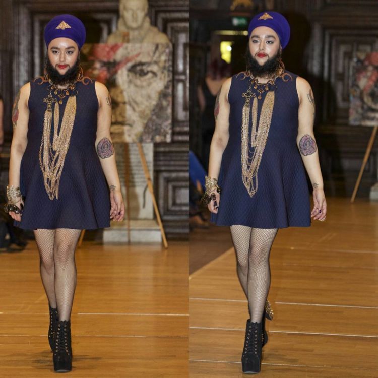 Harnaam Kaur di London Fashion Week