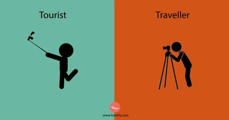 12 Ilustrasi yang Membedakan Turis dan Traveller, Waduh Jangan Disamakan Dong!