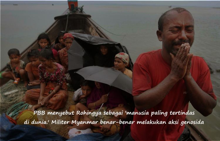 Beragam penderitaan tak henti dialami etnis Rohingya. Mereka menjadi korban kekerasan rasial