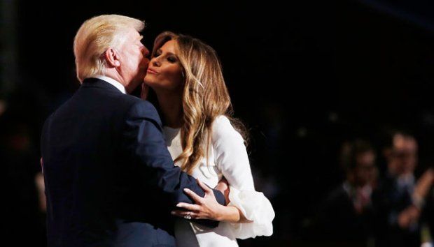 Trump dengan istri ke-3nya, Melania