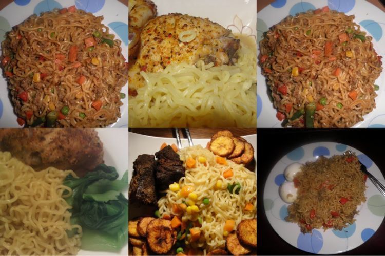 Varian Indomie yang bisa kamu temui di street food Nigeria sana