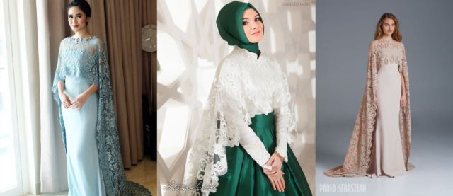 Tampil Trendi Nggak Harus Terbuka, 9 Inspirasi Kebaya Model Cape Menutup Dada Ini Layak Coba