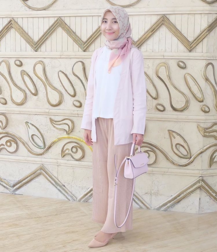 ootd baju pink