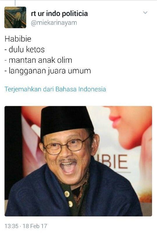 Ada pak Habibie juga