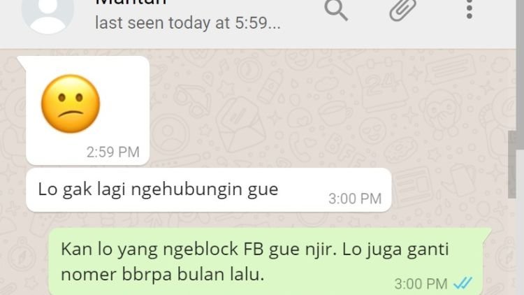 Jangan Berani Chat Mantan Kecuali Kamu Siap dengan Risiko Percakapan Kocak Tapi Menyedihkan Berikut!