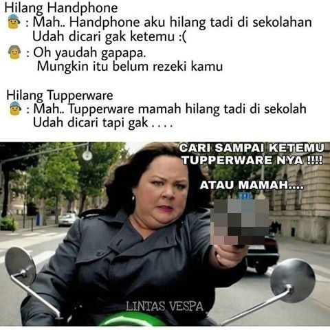 Tupperware itu lebih berharga dari hp