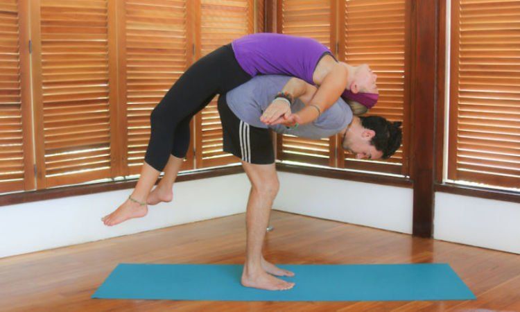 assisted backbend