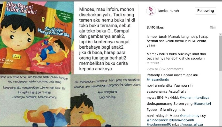 Niatnya Mendidik, Tapi Buku Anak Berisi Adegan Masturbasi dengan Guling Ini Harusnya Lebih Hati-hati