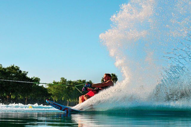 water skiing