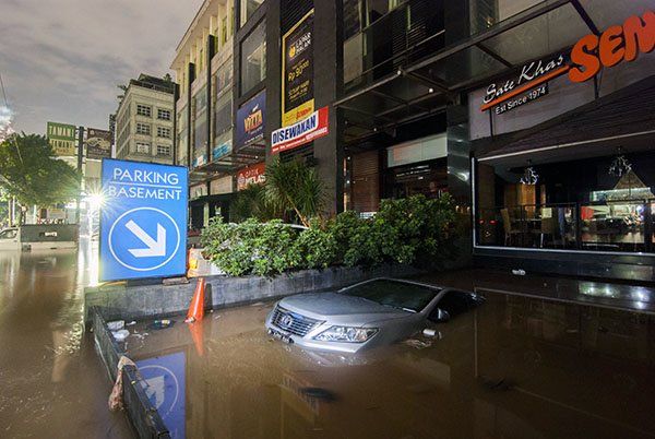 Banjir di wilayah Kemang, Jakarta Selatan