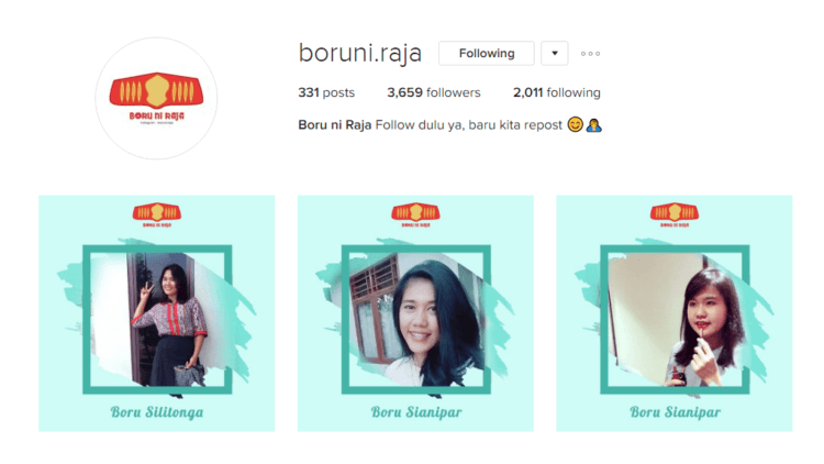 SALUT! Ini Nih Kecintaan Generasi Millennial Pada Budaya Batak dari Berbagai Sisi di Instagram