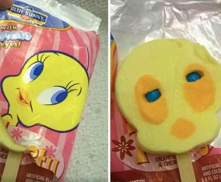 Tweety-nya kayak mabuk :(