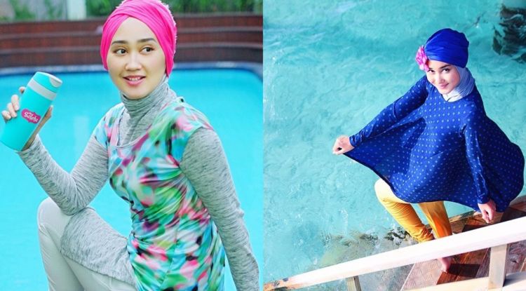 baju pantai wanita hijab