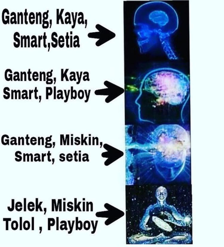 Lagi Musim Bikin Meme Expanding Brain Nih! Versi Indonesianya Ternyata Jauh Lebih Kocak dari Aslinya