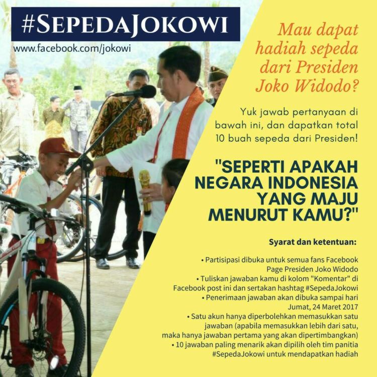 Jawab Soal Ini Yuk Biar Bisa Dapat Sepeda dari Jokowi Juga, Awas, Jangan Ulang Tragedi ‘Tongkol’!