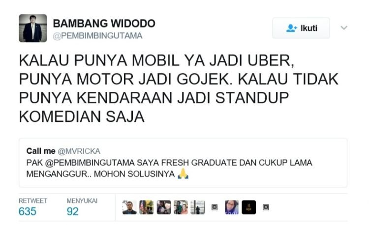 Ini Akun @PEMBIMBINGUTAMA Beneran Dosen Pembimbing yang Punya? Twit-Twitnya Bijak Tapi Sungguh Kocak