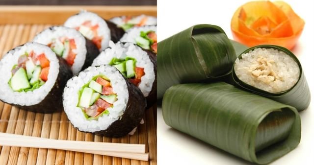 Sushi vs lemper