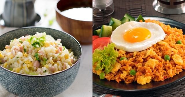 Yaki vs nasi goreng